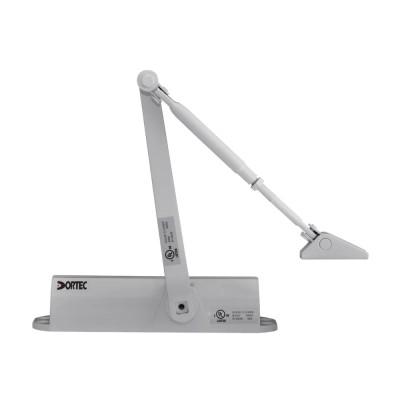 Дверной доводчик Dortec DT-83H White с фиксацией дверей в открытом положении