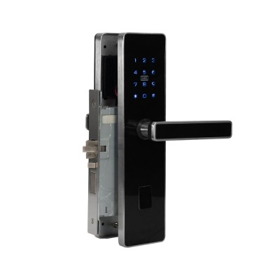 Электромеханический замок автономный Trinix TRL-5301BT Silver с Bluetooth и считывателем Mifare