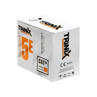 Кабель вита пара UTP CAT6 CU 0.56mm PVC Indoor Trinix 305m Кабель вита пара UTP CAT6 CU 0.56mm PVC Indoor Trinix 305m