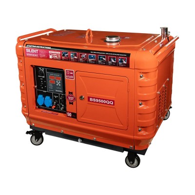 Генератор дизельный однофазный 5.5 кВт Bison BS9500QQ Генератор дизельный однофазный 5.5 кВт Bison BS9500QQ