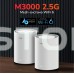 Маршрутизатор WiFi Mesh-система WiFi 6 2.5G Cudy M3000 V2.0 White (1-Pack) двухдиапазонный