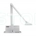 Дверной доводчик Dortec DT-63H White с фиксацией дверей в открытом положении