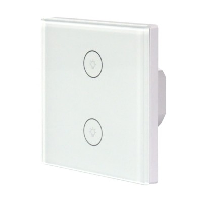 Розумний вимикач світла подвійний з WiFi Trinix TRX-LS02(WiFi) Розумний вимикач світла подвійний з WiFi Trinix TRX-LS02(WiFi)