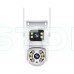 IP PTZ-відеокамера з WiFi 4Mp (2*2Mp) Light Vision VLC-9192WI/2C (Tuya) f=3.6mm+3.6mm, ІЧ+LED-підсвічування, з мікрофоном