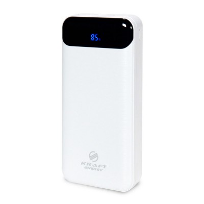 Повербанк 10000mAh Power Bank Kraft TPB-2010 White 22.5W QC3.0