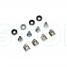 Кабельный организатор Trinix TRX-1U/CM-5R Black металлический на 5 колец для коммутационного шкафа 19"