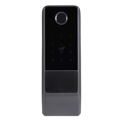 Замок біометричний автономний Trinix TRL-5201BTFW Black Left з Bluetooth, зчитувачем відбитків пальців і карт Mifare