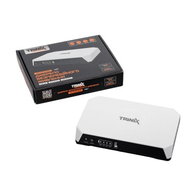 Джерело безперебійного живлення DC UPS Trinix TRX-MUPS-3648PoE (20000mAh LiFePo4) 5V/9V/12V/24V/48V/PoE, LiFePo4 4*5Ah, для роутера і медіаконвертера Джерело безперебійного живлення DC UPS Trinix TRX-MUPS-3648PoE (20000mAh LiFePo4) 5V/9V/12V/24V/48V/PoE, LiFePo4 4*5Ah, для роутера і медіаконвертера