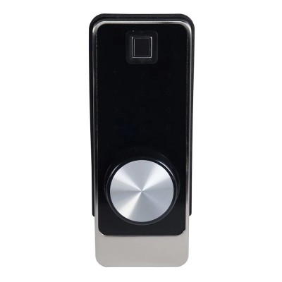Замок біометричний автономний Trinix TRL-5203BTF Silver Right з Bluetooth, зчитувачем відбитків пальців і карт Mifare