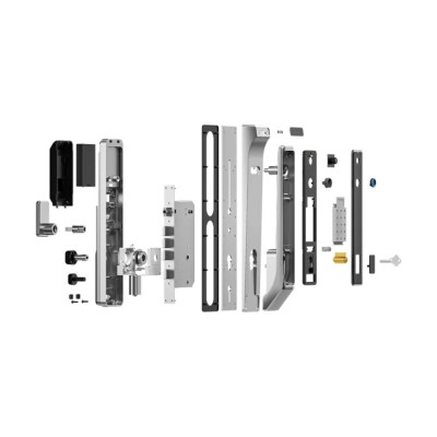 Замок биометрический автономный Trinix TRL-8801BTV Black с Bluetooth, распознаванием лиц, считывателем отпечатков пальцев и карт Mifare