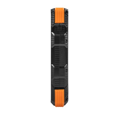 Повербанк с солнечной панелью 20000mAh Power Bank Kraft KPB-U1830WFCS Orange беспроводная зарядка LED-фонарь