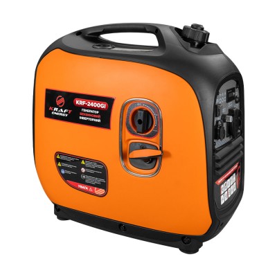 Генератор инверторный бензиновый 2.2 кВт Kraft KRF-2400GI