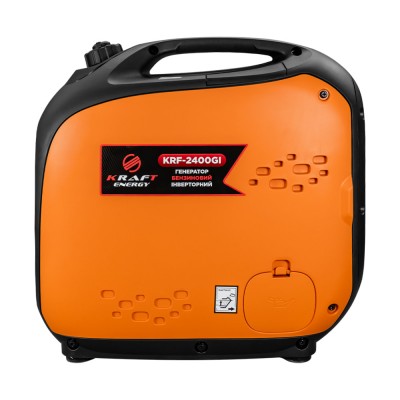Генератор инверторный бензиновый 2.2 кВт Kraft KRF-2400GI Генератор инверторный бензиновый 2.2 кВт Kraft KRF-2400GI