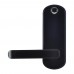 Замок біометричний автономний Trinix TRL-5107BTF Black Left з Bluetooth, зчитувачем відбитків пальців і карт Mifare