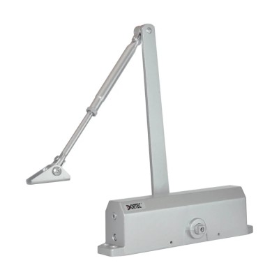 Дверной доводчик Dortec DT-516H Silver с фиксацией дверей в открытом положении