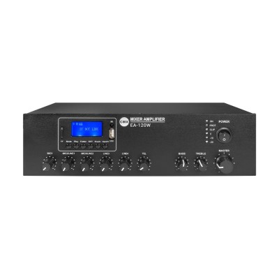 Мікшуючий підсилювач CMX EA-120W, 1 зона, Wi-Fi, 19'' Мікшуючий підсилювач CMX EA-120W, 1 зона, Wi-Fi, 19''