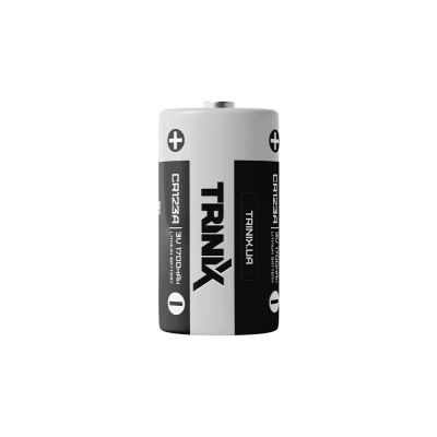 Комплект Trinix: батарея CR123A 3V LiMnO2 1700mAh (2 шт.) для датчиков Ajax, Tiras Orion Nova X, TriniX