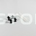 Патч-панель 24 порти Keystone NVC-P-16/24 19" 1U неекранована, з заднім організатором кабелю