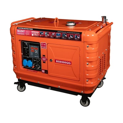 Генератор дизельный однофазный 4.2 кВт Bison BS8500QQ Генератор дизельный однофазный 4.2 кВт Bison BS8500QQ