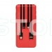 Повербанк 10000mAh Power Bank Kraft KPB-1110W Red беспроводная зарядка Повербанк 10000mAh Power Bank Kraft KPB-1110W Red беспроводная зарядка