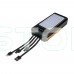 Повербанк 20000mAh Power Bank Kraft KPB-1120L Black LED-фонарь