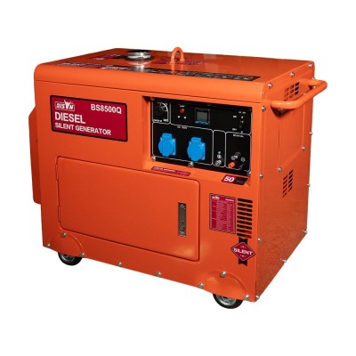 Генератор дизельный однофазный 5 кВт Bison BS8500Q Генератор дизельный однофазный 5 кВт Bison BS8500Q