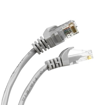 Патч-корд сетевой Trinix UTP, RJ-45, CAT.5 25m Gray