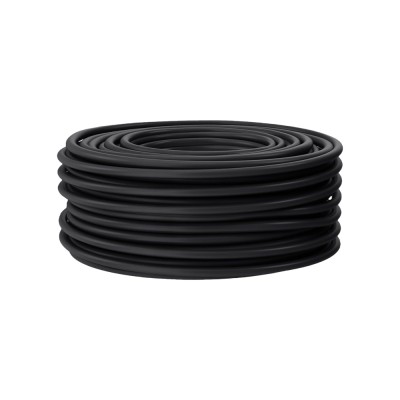 Кабель силовой Kraft AWG4 Black 1m