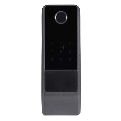 Замок біометричний автономний Trinix TRL-5201BTFW Black Right з Bluetooth, зчитувачем відбитків пальців і карт Mifare