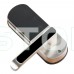 Замок біометричний автономний Trinix TRL-5107BTF Silver Left з Bluetooth, зчитувачем відбитків пальців і карт Mifare