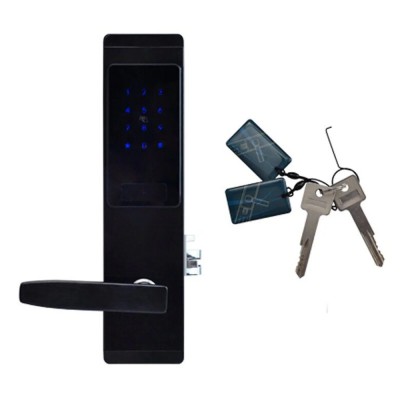 Замок электромеханический автономный Trinix TRL-5102BT Black Right с Bluetooth и считывателем Mifare