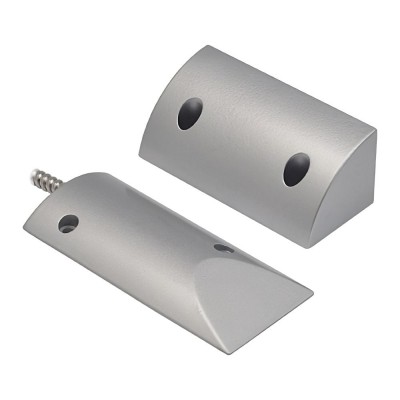 Датчик відчинення магнітоконтактний накладний Trinix СМК 40M Silver на металеві поверхні Датчик відчинення магнітоконтактний накладний Trinix СМК 40M Silver на металеві поверхні