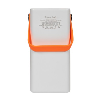 Повербанк 70000mAh Power Bank Kraft KPB-2470FCL White 22.5W QC3.0 LED-фонарь