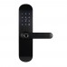 Замок біометричний автономний Trinix TRL-5103BTF Black Right з Bluetooth, зчитувачем відбитків пальців і карт Mifare