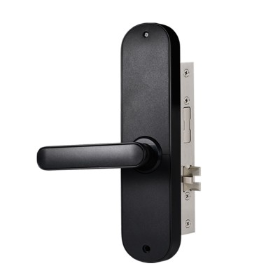 Замок біометричний автономний Trinix TRL-5103BTF Black Right з Bluetooth, зчитувачем відбитків пальців і карт Mifare