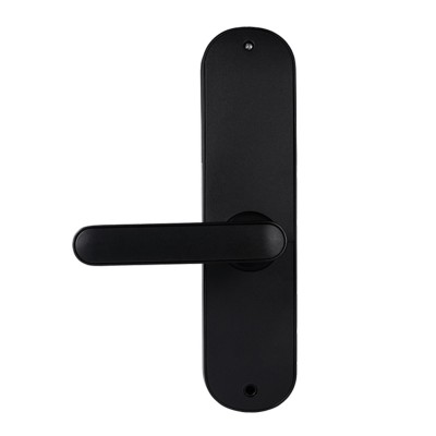 Замок біометричний автономний Trinix TRL-5103BTF Black Right з Bluetooth, зчитувачем відбитків пальців і карт Mifare