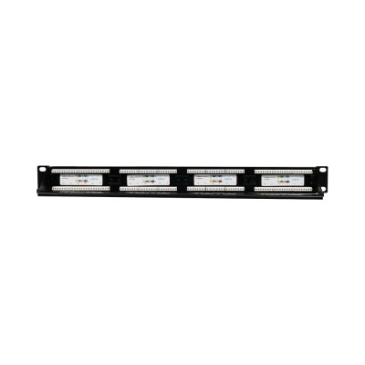 Патч-панель 24 порта NVC-PN-01/24 CAT5/CAT6 19" 1U неэкранированная, с задним организатором кабеля Патч-панель 24 порта NVC-PN-01/24 CAT5/CAT6 19" 1U неэкранированная, с задним организатором кабеля