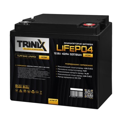 Аккумуляторная батарея литий-железо-фосфатная 12.8В 42Ач Trinix TLFP-1242 Ultra LiFePO4