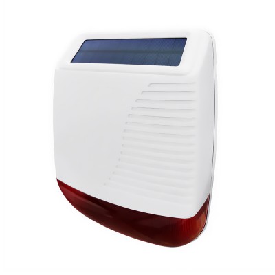 Бездротова зовнішня сирена з сонячною панеллю Trinix TRX-OSS01/W Бездротова зовнішня сирена з сонячною панеллю Trinix TRX-OSS01/W