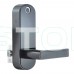 Замок біометричний автономний Trinix TRL-5107BTF Black Right з Bluetooth, зчитувачем відбитків пальців і карт Mifare