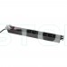 Блок розеток Trinix TRX-PDU/8M-16А Black для коммутационного шкафа 19" на 8 розеток, с выключателем