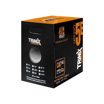 Кабель вита пара FTP CAT6 CU 0.56mm LDPE Outdoor Trinix 305m Кабель вита пара FTP CAT6 CU 0.56mm LDPE Outdoor Trinix 305m