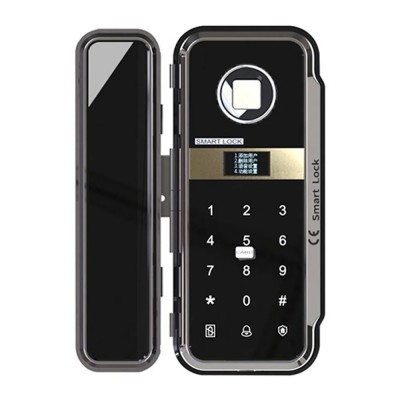 Замок биометрический автономный на стеклянную дверь Trinix TRL-3305BG со считывателем отпечатков пальцев и карт Mifare Замок биометрический автономный на стеклянную дверь Trinix TRL-3305BG со считывателем отпечатков пальцев и карт Mifare