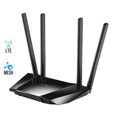 WiFi 5 Mesh 4G LTE-маршрутизатор Cudy LT400 CAT4 WiFi 5 Mesh 4G LTE-маршрутизатор Cudy LT400 CAT4