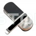 Замок біометричний автономний Trinix TRL-5107BTF Silver Right з Bluetooth, зчитувачем відбитків пальців і карт Mifare