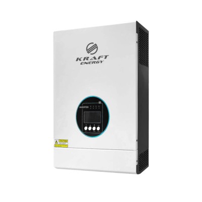 Комплект резервного питания: гибридный инвертор на 5kW Kraft из АКБ 12В Trinix 12V 100Ah AGM 4 шт.