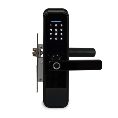 Замок биометрический автономный Trinix TRL-5305BTF Black с Bluetooth, считывателем отпечатков пальцев и карт Mifare Замок биометрический автономный Trinix TRL-5305BTF Black с Bluetooth, считывателем отпечатков пальцев и карт Mifare