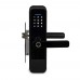 Замок біометричний автономний Trinix TRL-5305BTF Black з Bluetooth, зчитувачем відбитків пальців і карт Mifare