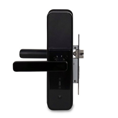 Замок біометричний автономний Trinix TRL-5305BTF Black з Bluetooth, зчитувачем відбитків пальців і карт Mifare