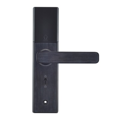 Замок біометричний автономний Trinix TRL-5108BTF Black Left з Bluetooth, зчитувачем відбитків пальців і карт Mifare